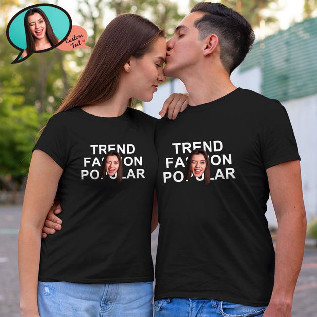 Picture of Face Funny Customize T-Shirt for Women and Men