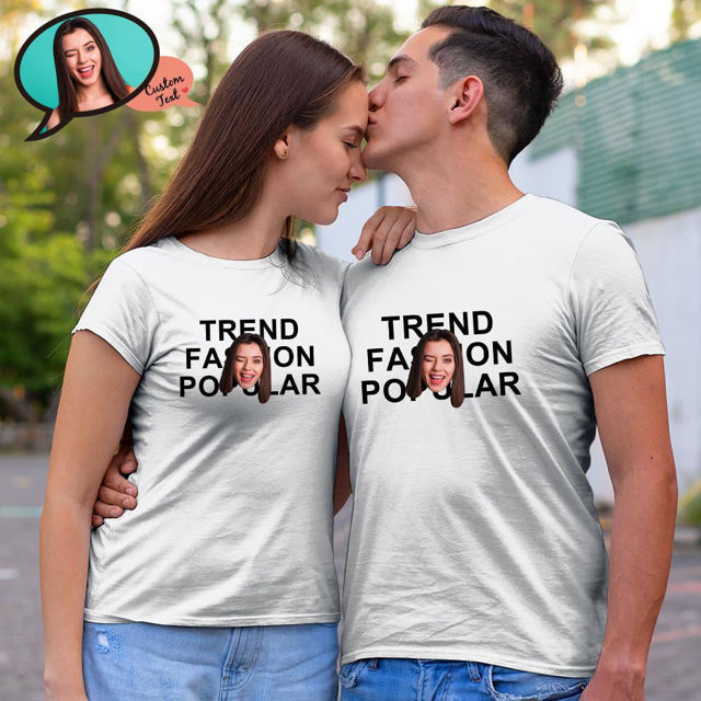 Picture of Face Funny Customize T-Shirt for Women and Men