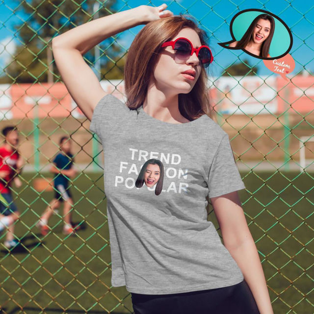 Picture of Face Funny Customize T-Shirt for Women and Men