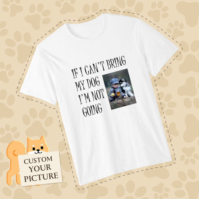 Picture of Puppy Pet Lovers T-Shirt with Custom Picture