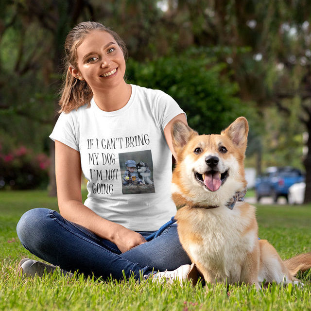 Picture of Puppy Pet Lovers T-Shirt with Custom Picture