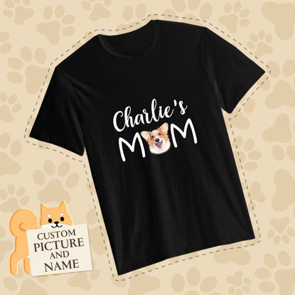 Picture of Dog Mom Women Pet Puppy Lovers T-Shirts