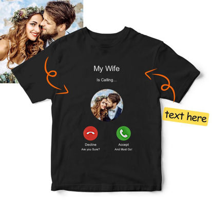 Image de T-shirt assorti de couple pour des cadeaux d'anniversaire de Valentine de femme et de mari