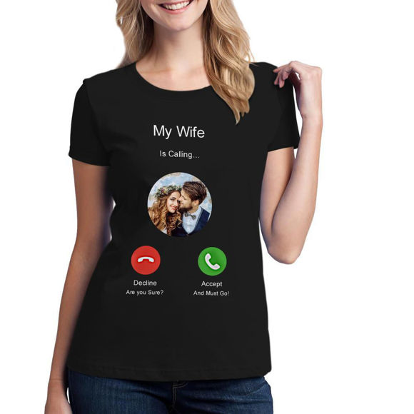 Picture of Couple Matching T shirt for Wife & Husband Valentine Anniversary Gifts
