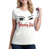 Picture of Custom Comic Eyebrows Eyes Girl T-Shirts Personalized Month