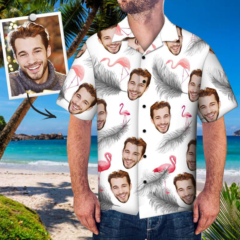 Custom Funny Face With Pineapple Seamless Custom Hawaiian Shirt