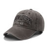 Picture of New York Vintage Cotton Baseball Cap with Adjustable Distressed Unisex