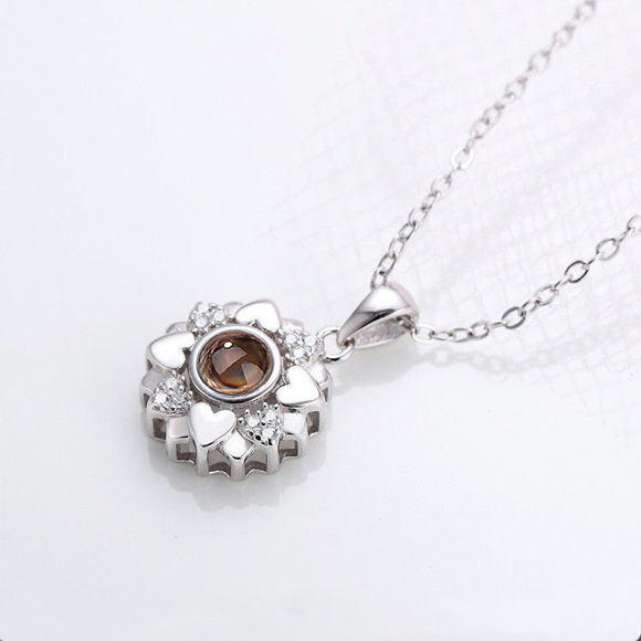 Picture of Personalized Projection Photo Zircon Necklace Jewelry
