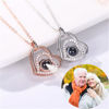 Picture of Projection Engraved Necklace with Heart Perfect Gift