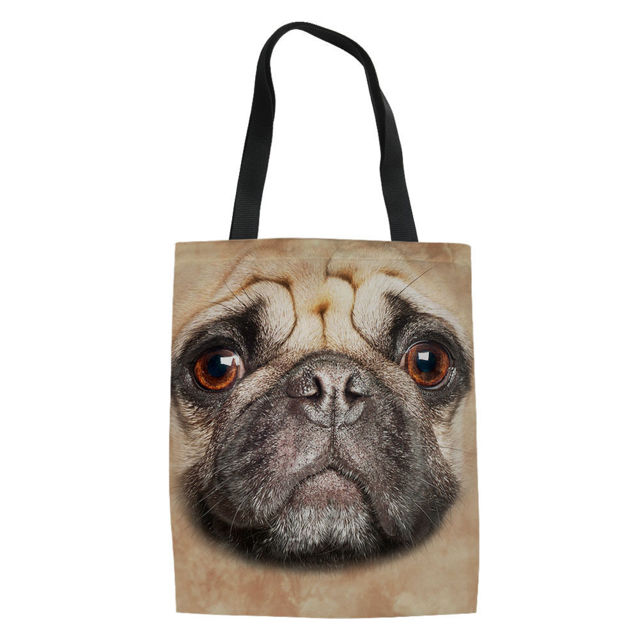 Picture of Custom Pet Photo Portable Hand Canvas Bag