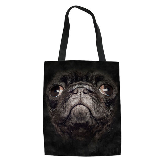 Picture of Custom Pet Photo Portable Hand Canvas Bag