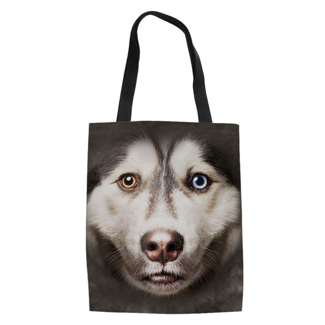 Picture of Custom Pet Photo Portable Hand Canvas Bag