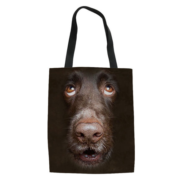 Picture of Custom Pet Photo Portable Hand Canvas Bag