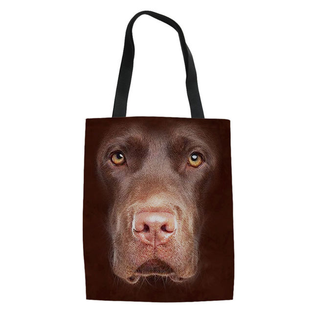 Picture of Custom Pet Photo Portable Hand Canvas Bag