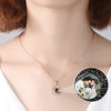Picture of Personalized Memorial Microscopic Carvings Necklace Sterling Silver