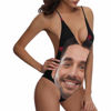 Bild von Personalisieren Sie den Bikini-Einteiler-Badeanzug der Foto-lustigen Gesicht-Frauen