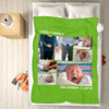 Bild von Foto-Decken Kundenspezifische personalisierte Decken Kundenspezifische Collage-Decken Besondere Geschenke für die Familie