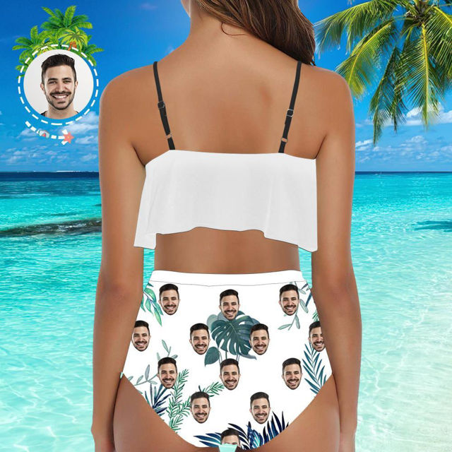 Picture of Personalize Photo Copy Face Women's Bikini Two Piece Suit