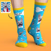 Imagen de La cara personalizada pega los calcetines suaves y cómodos coloridos de la serie del caramelo del perro