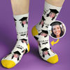 Picture of Custom Photo Socks Personalized Printed Socks Graduation Gift For Teacher