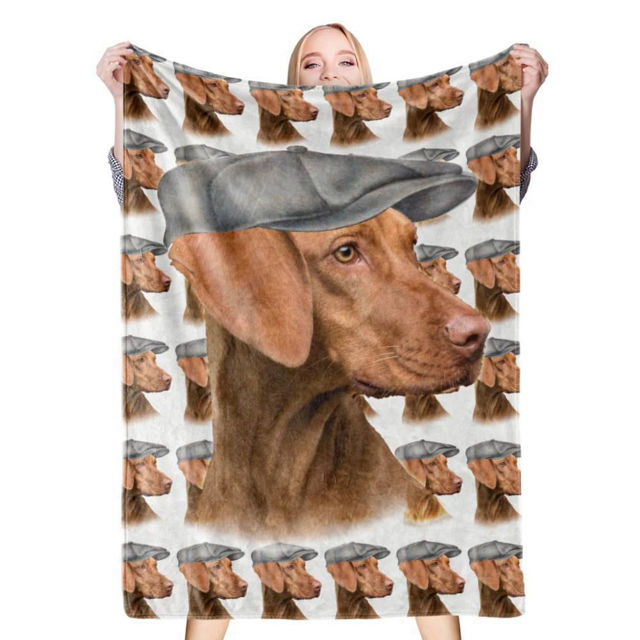 Picture of Custom Photo Pet Blanket Pet Fleece Blanket for Your Pet
