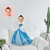 Imagen de Muñeca personalizada con foto de cara, almohada corporal personalizada, hermosa princesa de Disney, Aisha, juguetes de almohada