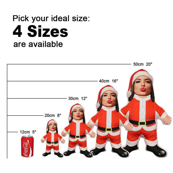 Bild von Kundenspezifisches niedliches Sankt-Wurfs-Kissen einzigartig personalisiertes Dekokissen Geben Sie Ihrem Kind das sinnvollste Geschenk