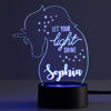 Picture of Custom Name Night Light With Colorful LED Lighting - Multicolor Shining Unicorn Night Light With Personalized Name