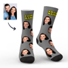 Imagen de Calcetines personalizados Calcetines con cara Calcetines con foto con tu texto Calcetines coloridos Regalos