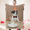 Picture of Pet Photo Blanket Personalized Photo Blanket Custom Picture Blanket Pet Gifts