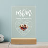 Picture of Custom Photo Night Light With Personalized Text Best Gift For Mom Mothers Day Gifts