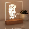 Picture of Zebra Night Light - Personalized It With Your Kid's Name