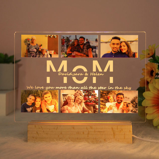 Picture of Customize Photo Night Light For Your Dear Mom For Gifts Mothers Day Gifts