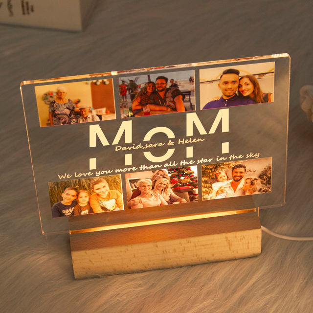 Picture of Customize Photo Night Light For Your Dear Mom For Gifts Mothers Day Gifts