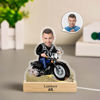 Picture of Custom Male Motorcyclist Night Light Personalized Face Night Light Gifts for Him