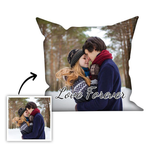 Picture of Personalized Throw Photo Pillow - Design With Your Lover & Family & Friends