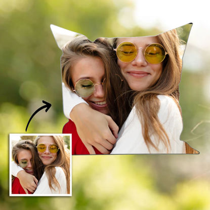 Immagine di Cuscino con foto personalizzato - Progetta con le tue sorelle