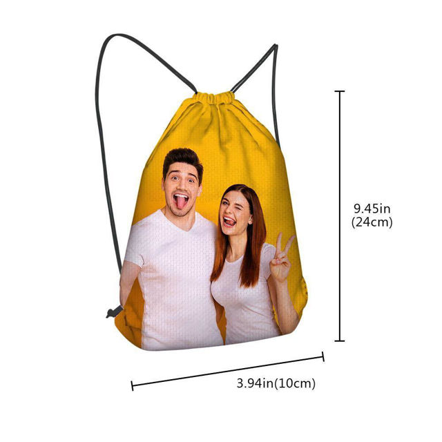 Picture of Custom Drawstring Bag Photo Sportpack