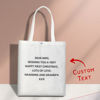 Picture of Personalize with your Loved Text  Engraved Tote Bag