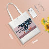 Picture of Personalize with your Loved Text  Engraved Tote Bag