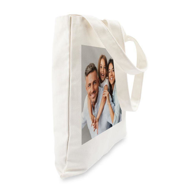 Picture of Personalize with your Loved Ones Photos in the Middle Tote Bag