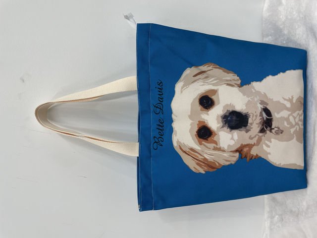 Picture of Custom  Pet Photo with Your Loved Ones Pictures Shoulder Tote Bags