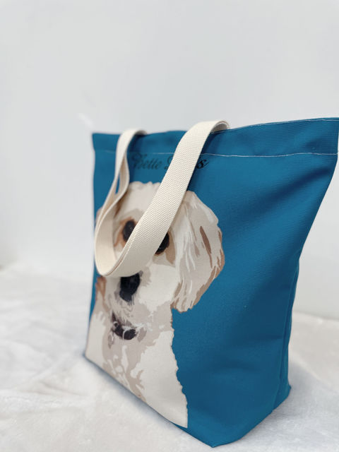 Picture of Custom  Pet Photo with Your Loved Ones Pictures Shoulder Tote Bags