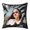 Picture of Custom  Sequin Pillow with Photo Comfy Satin Cushion