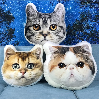 Imagen de Personalized Pillow DIY Pet Photo Homemade Just Print Face
