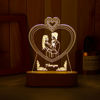 Picture of Custom Sketch Photo Night Light w/ Personalized Photo as Best Anniversary, Valentine's Day or Christmas Gift