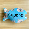 Imagen de Juguete de hueso de pez de gato personalizado con la foto y el nombre de la cara de tu mascota - Nombre de gato personalizado - El mejor regalo personalizado para tus gatos