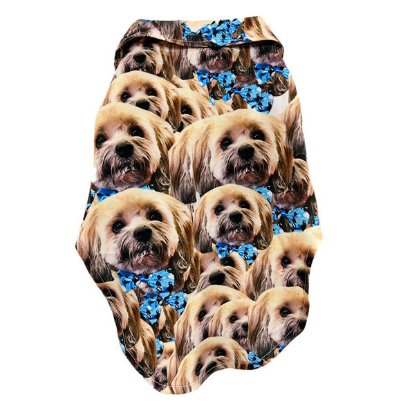 Imagen de Camisa personalizada con foto de cara de mascota - Copia de múltiples avatares Ropa para mascotas