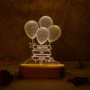 Imagen de Luz de noche personalizada Luz de noche de cinta de globo personalizada con textos personalizados