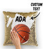 Picture of Personalized Name Magic Baskteball Sequin Pillow - Best Gift